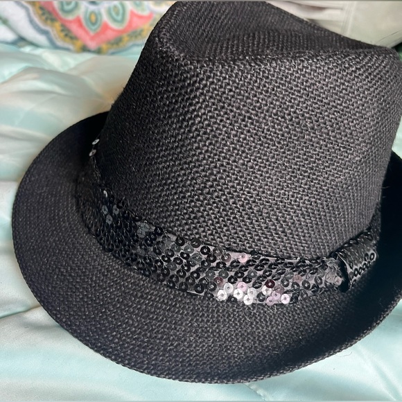 Fancy Fedora with Sequin Hat Band - Picture 6 of 6